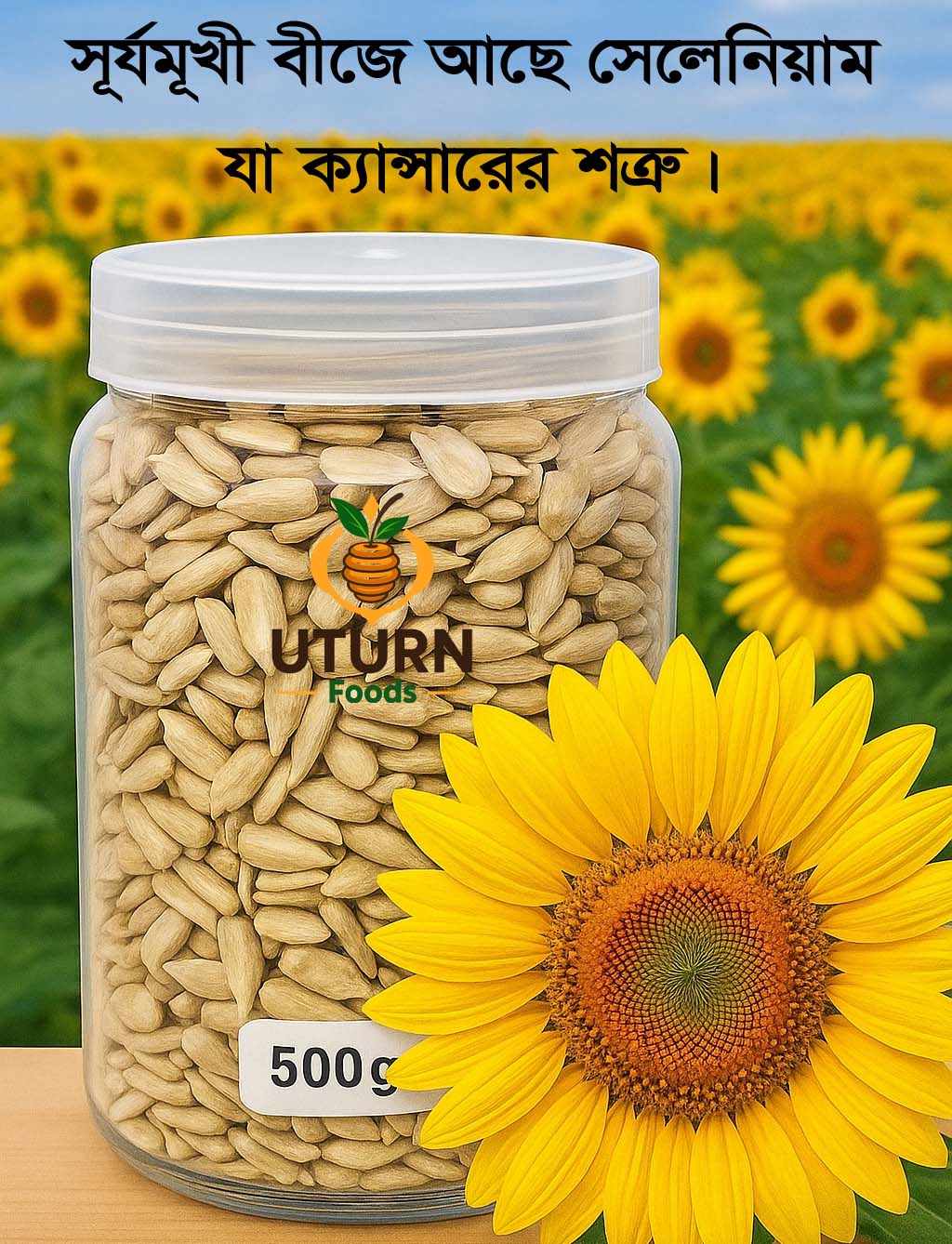 সূর্যমুখী বীজ (Sunflower Seeds)