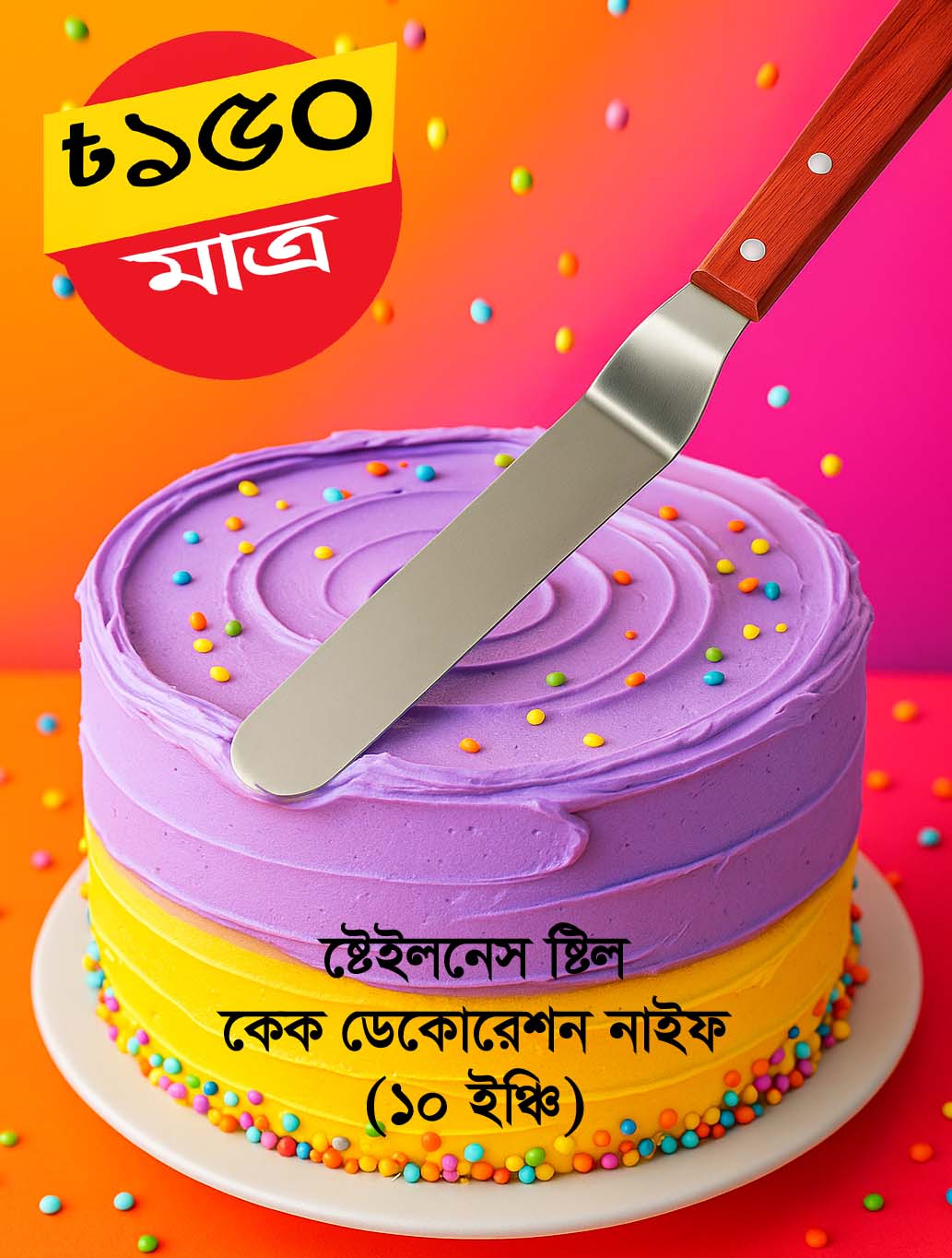 Cake Decoration Knife (10 Inch)